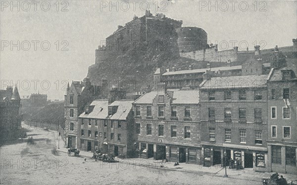 'Edinburgh Castle', 1910. Artist: Photochrom Co Ltd of London.