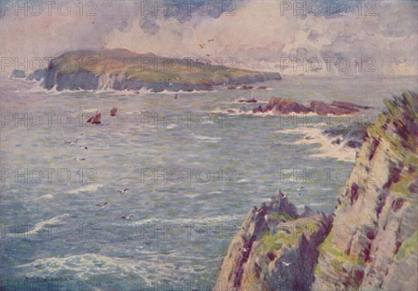 'The Calf of Man', 1910. Artist: Alfred Heaton Cooper.