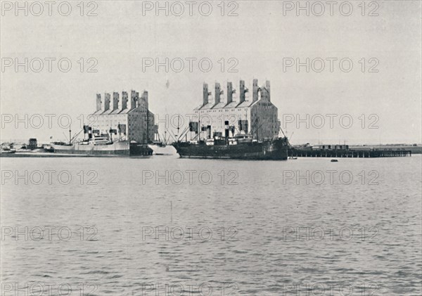 'Grain Elevators, Bahia Blanca', 1916. Artist: Unknown.