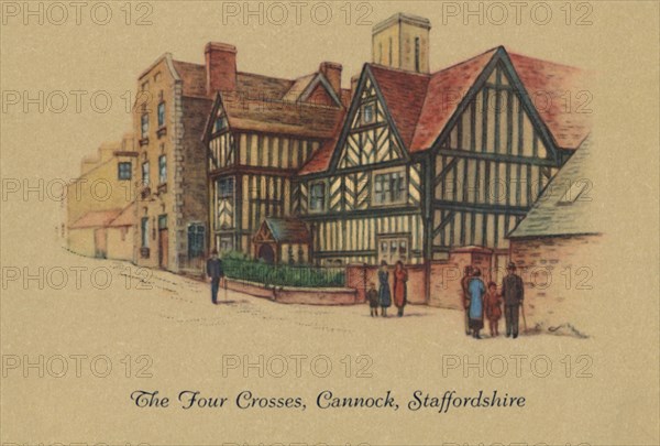 'The Four Crosses, Cannock, Staffordshire', 1939. Artist: Unknown.
