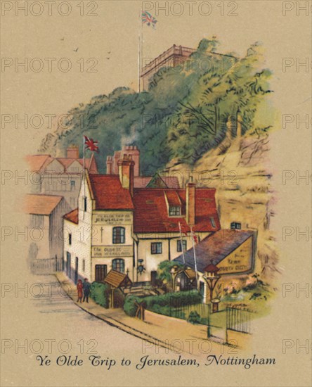 'Ye Olde Trip to Jerusalem, Nottingham', 1939. Artist: Unknown.