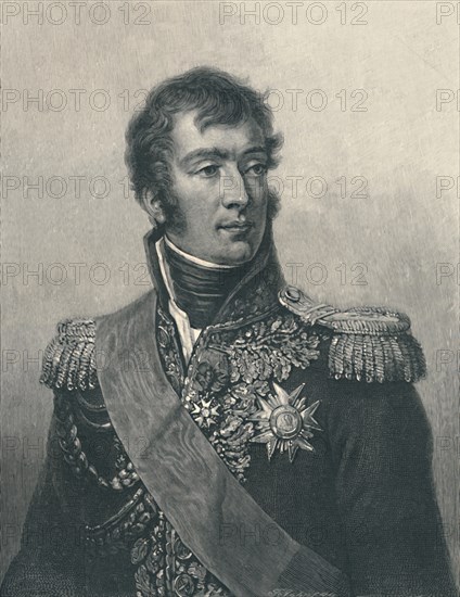 'Marshal August-Frédéric-Louis Viesse De Marmont, Duke of Ragusa', c1810, (1896).  Artist: T Johnson.