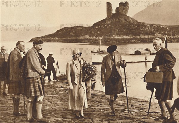 'Over the Sea to Skye' - landing in Skye from the yacht 'Golden Hind', 1933 (1937). Artist: Unknown.