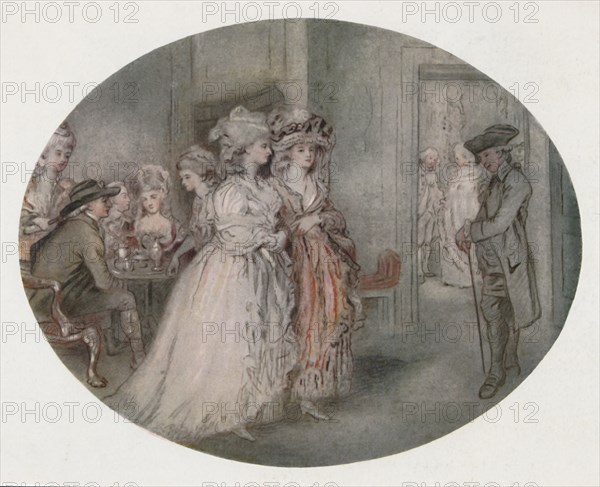 'The Promenade at Carlisle House, 1780', (1920). Artist: JR Smith.