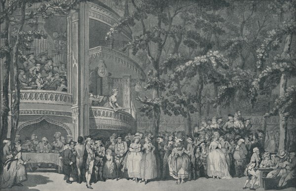 'Vauxhall Gardens, 1785', (1920). Artist: Unknown.