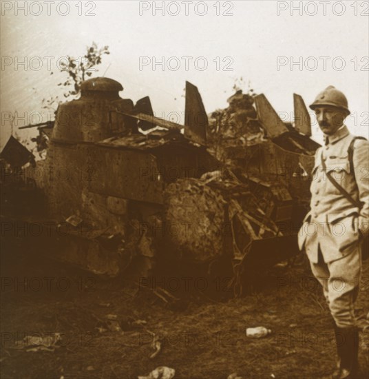 Renault tank, c1914-c1918. Artist: Unknown.