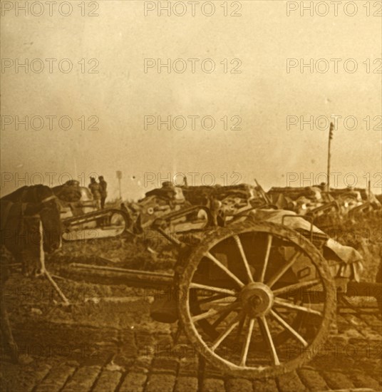 Assembly of tanks, c1914-c1918. Artist: Unknown.