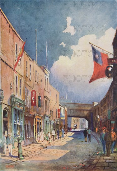 'Chinatown, 1920', 1920. Artist: William Monk.