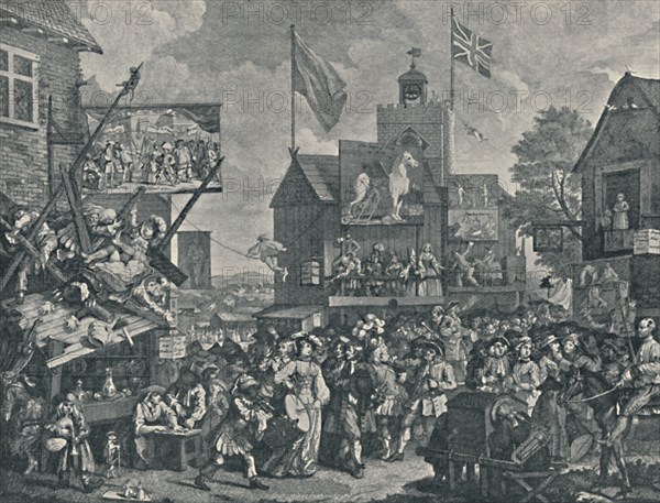 'Southwark Fair, 1733', (1920). Artist: William Hogarth.