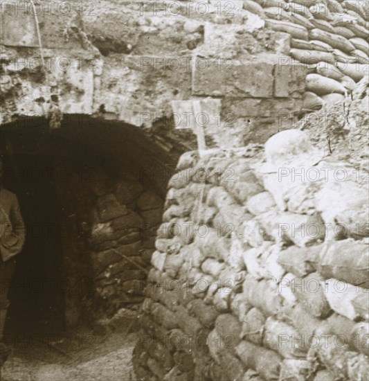 Tunnel, Mt Casque, France, c1914-c1918. Artist: Unknown.