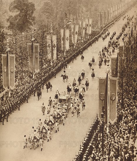 'Avenue of Banners', May 12 1937. Artist: Unknown.