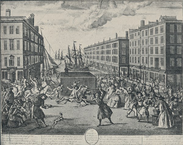 'The Humours of Billingsgate, 1736', (1920). Artist: Arnoldus van Haecken.