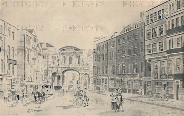 'West of Temple Bar, 1772', (1920). Artist: James Miller.