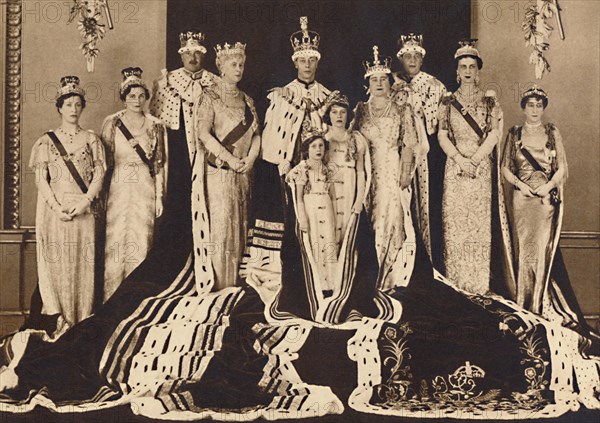 'Official Coronation Group', 1937. Creator: Unknown.