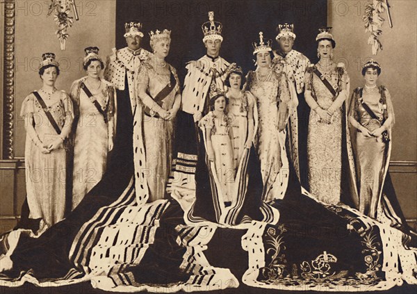 'Official Coronation Group', 1937. Artist: Unknown.