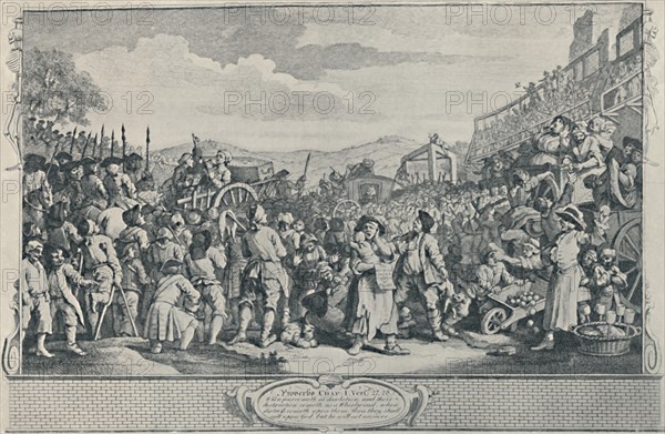 'The Idle 'Prentice Executed at Tyburn (From the Industry and Idleness Series), 1747', (1920). Artist: William Hogarth.