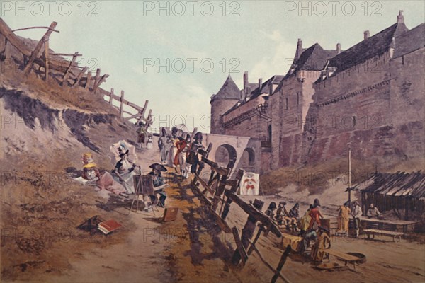 'Target Practice (Dieppe 1795)', 1896. Artist: Unknown.