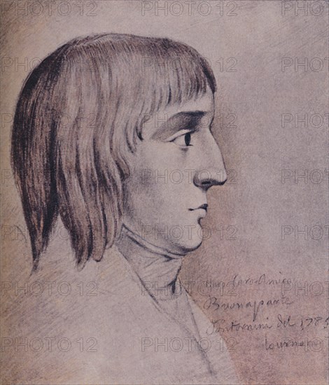 'Napoleon Bonaparte in 1785, Aged Sixteen', (1896). Artist: Unknown.