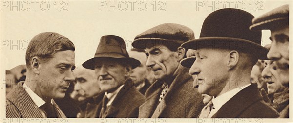 'A talk with Ex-Service Men, South Wales', 1936 (1937). Artist: Unknown.