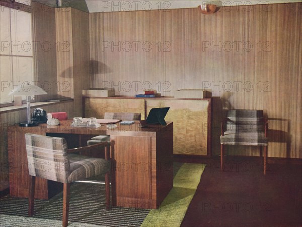 'A private office designed and executed by Gordon Russell Ltd., Broadway (Worcs) and London', 1935. Artist: Unknown.