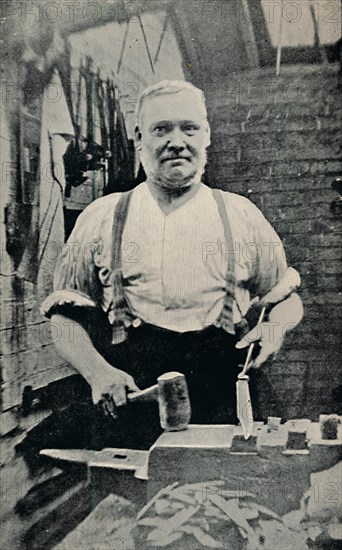 'Forging a Blade', c1917. Artist: Unknown.