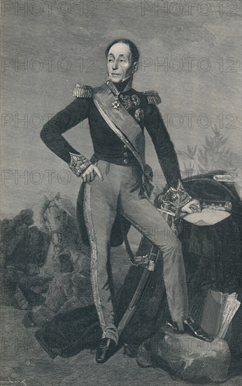 'Marshal Emmanuel, Marquis De Grouchy', c1834, (1896). Artist: Henry Wolf.