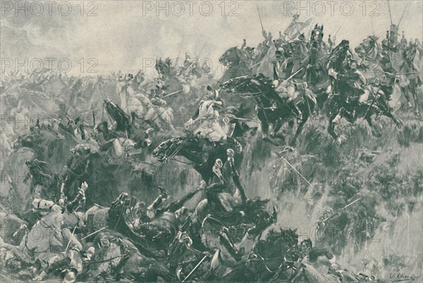 'The Ravine at Waterloo', 1815, (1896). Artist: Unknown.