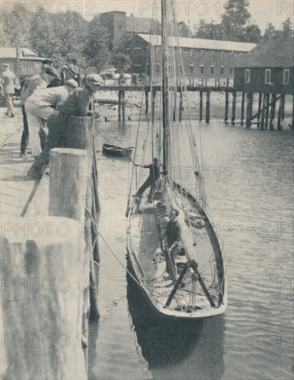 'The Yacht that sailed round the world', 1936. Artist: Unknown.