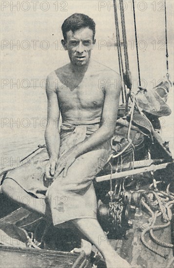 'A Modern Ulysses. Gerbault photographed at Suva, in the Fiji Islands', 1936. Artist: Unknown.