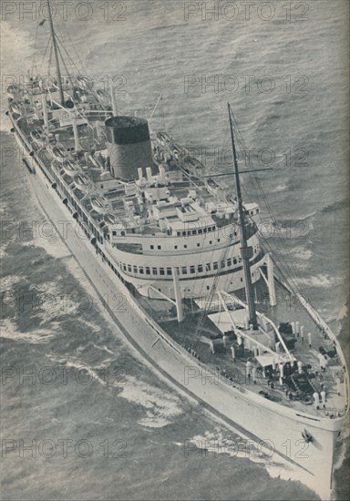 'A Twin-Screw motorship, the Stirling Castle built by Harland and Wolff', 1937. Artist: Unknown.