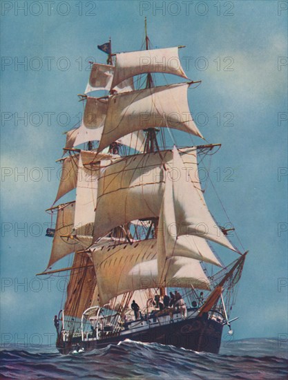 'A Training Ship for Fifty-Two Years, the Joseph Conrad is now registered as a yacht', 1937. Artist: Unknown.