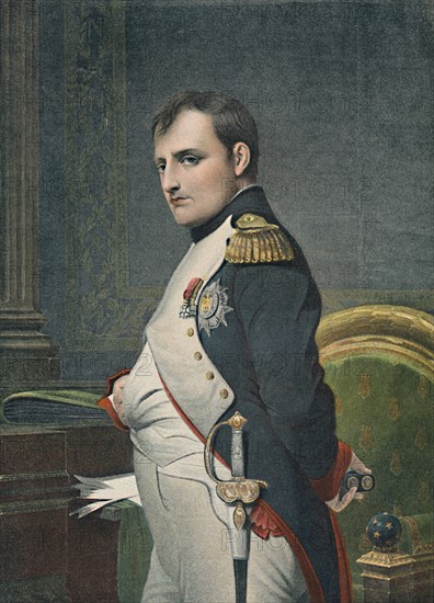 'Napoleon in His Study', c1800, (1896). Artist: Unknown.