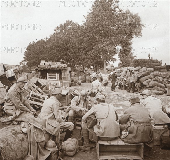 Soup, Genicourt, northern France, c1914-c1918. Artist: Unknown.