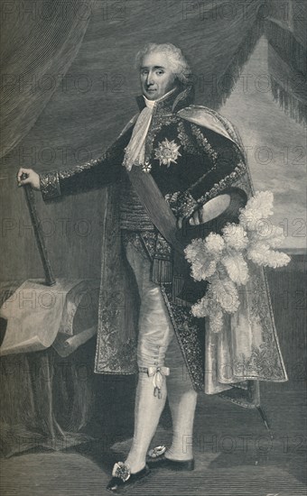 'Marshal Charles-Pierre-François Augereau, Duke of Castiglione', c1800, (1896). Artist: T Johnson.