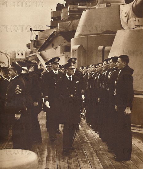 'Men of H.M.S. Royal Oak', 1937. Artist: Unknown.