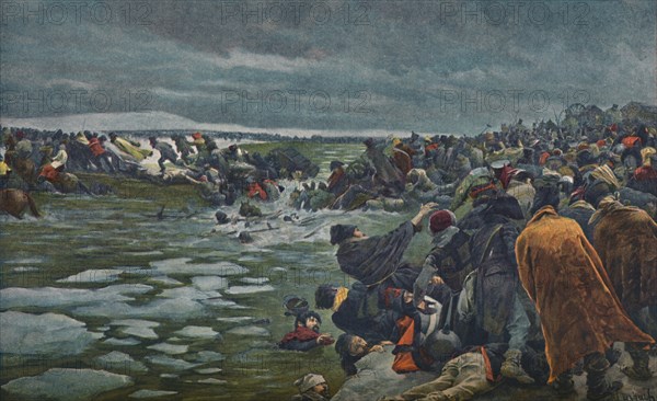 'The Passage of the Beresina', November 1812, (1896). Artist: Unknown.