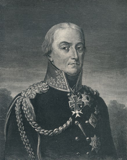 'Friedrich Wilhelm Von Bülow', c1810, (1896). Artist: T Johnson.