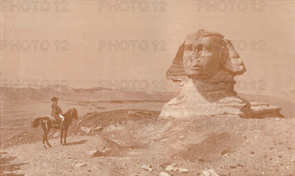 'Bonaparte Before the Sphinx', 1886, (1896). Artist: Henry Wolf.