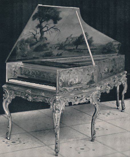 'Harpsichord, by Andries Ruckers. Decorated with Vernis Martin in the 18th Century', (1927). Artist: Andries Ruckers.