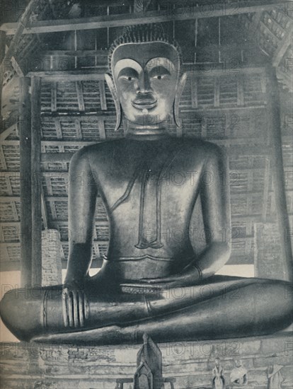 'Glory of the Central Shrine in the Wat Suthat, Bangkok', c1935. Artist: ENA.