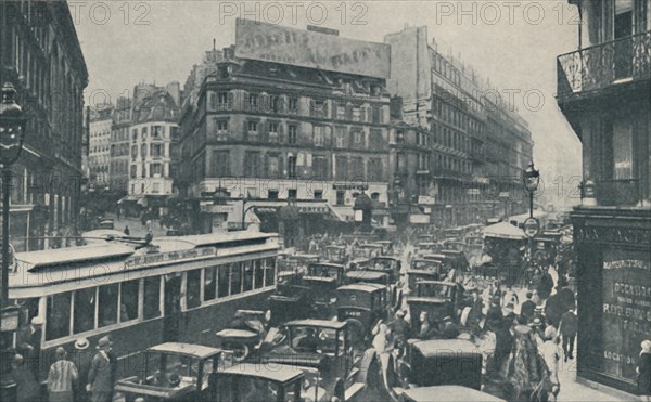 'Why Paris Needs Constant Planning: Traffic Block in a Main Street', c1935. Artist: Unknown.