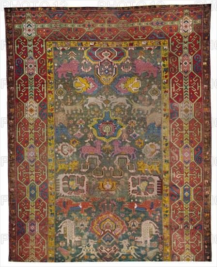 'Armenian Kouba Carpet (portion)', c19th century, (1928). Artist: Unknown.