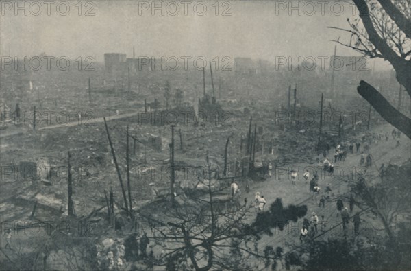 'Tokyo's Smouldering Plain of Wreckage and Ashes', c1935. Artist: Unknown.