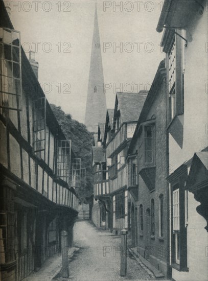 'Fair Homes Gathered Round a Steeple That Points To Heaven', c1935. Artist: BC Clayton.