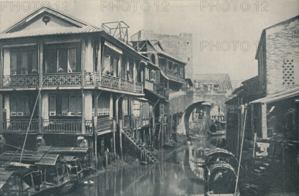 'Fouled Waters Beneath A Bridge Leading To Unlovely Homes of Poverty and Pain', c1935. Artist: ENA.