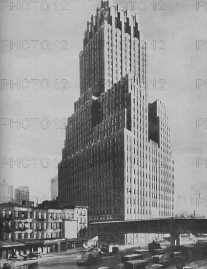 'Marvels of Ancient Babylon Outclassed in Modern New York', c1935. Artist: ENA.