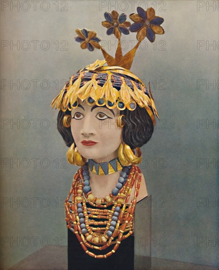 'Jewels of a Lady of the Court in the Great Days of Ur', c1935. Artist: Joint Expedition to Ur.