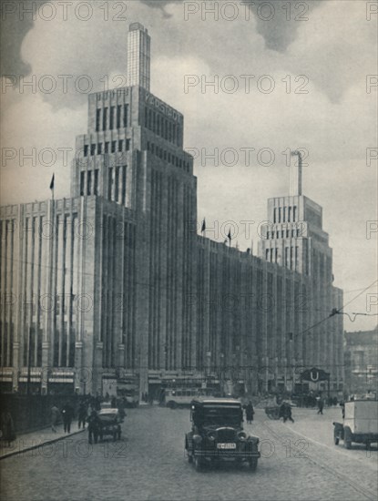 'The Tower-Flanked Mass of the Karstadthaus Built in a Working-Class District', c1935. Artist: Unknown.