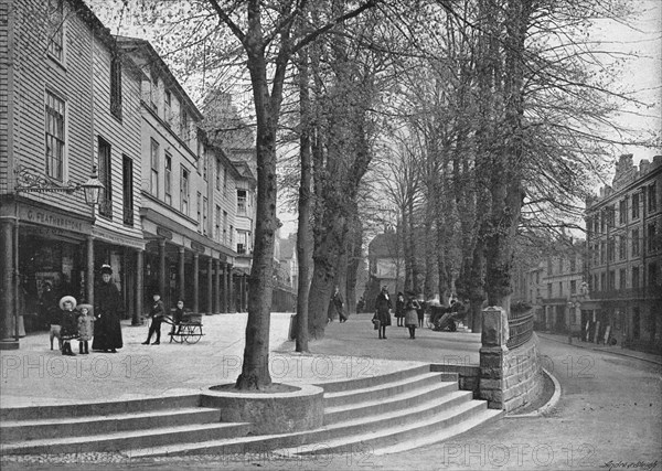 'The Pantiles, Tunbridge Wells', c1896. Artist: Carl Norman.