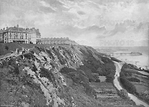 'Folkestone: The Lees', c1896. Artist: Lambert Weston & Son.